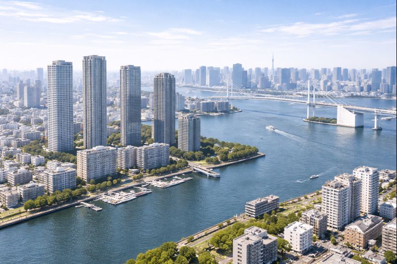 中央区｜有名タワマンの階数別で相場はどれくらい変わる？販売履歴から読み解く