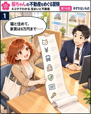 桜ちゃんの不動産をめぐる冒険 第18話「ゆずれないもの」の1コマ目